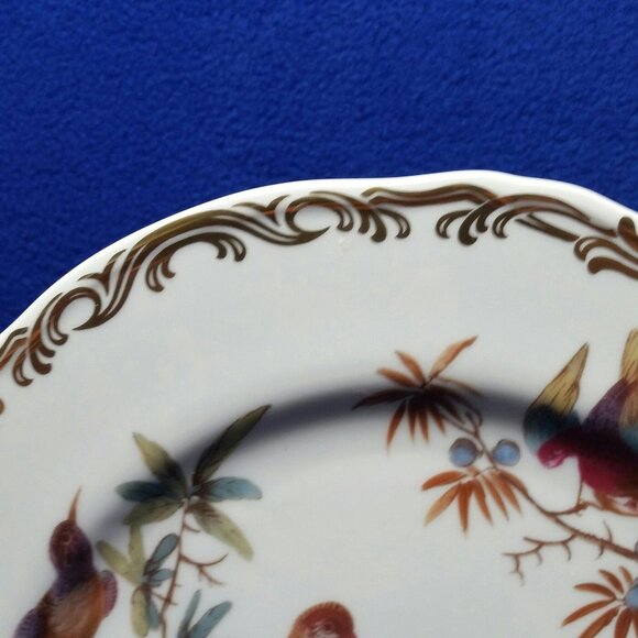 Vintage Exotic Birds Dinner Plate Pattern B Andrea by Sadek Pre-Owned - Picture 8 of 10